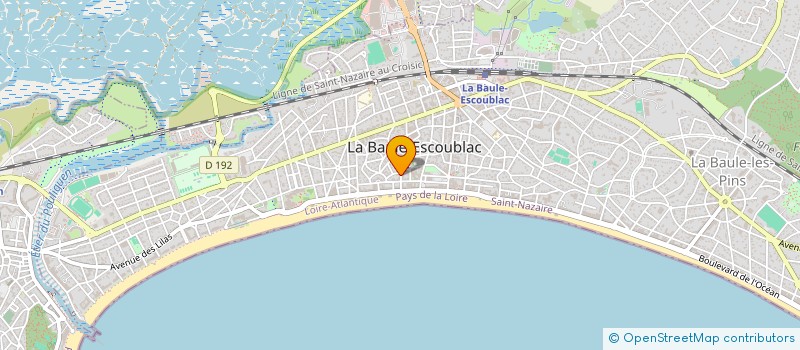 localisation de l'entreprise SCI LINCOLN A CLINTON à LA BAULE-ESCOUBLAC