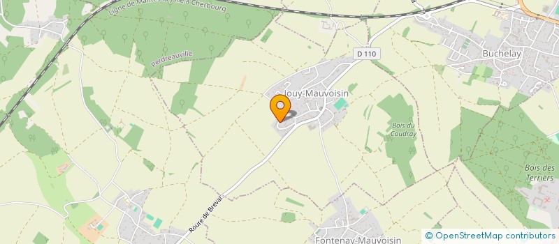 localisation de l'entreprise SCI LIND  JOUY-MAUVOISIN