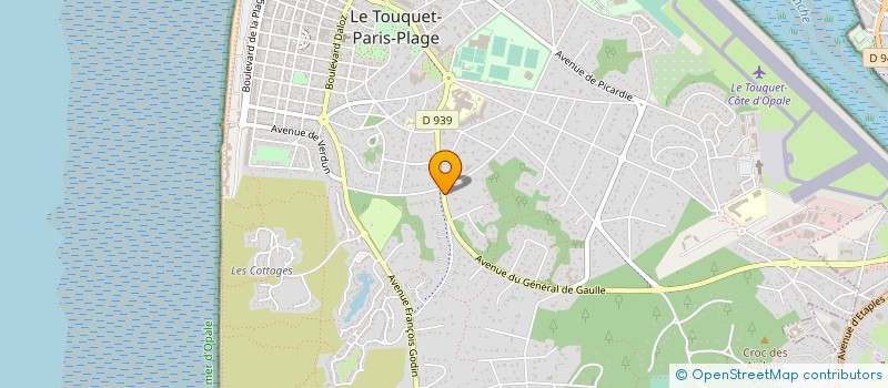 localisation de l'entreprise SCI LINDA à LE TOUQUET-PARIS-PLAGE