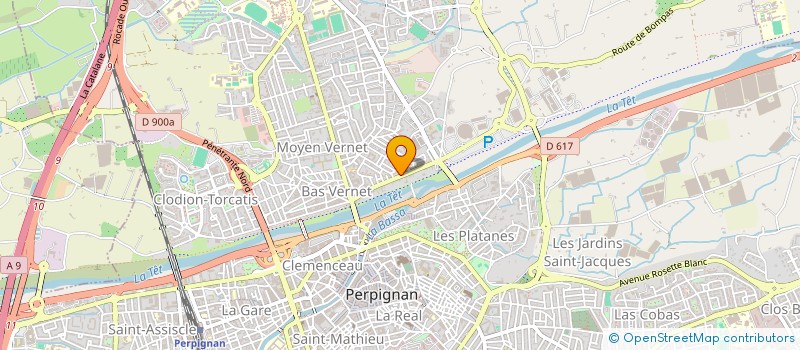 localisation de l'entreprise SCI LINDA  PERPIGNAN