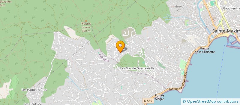 localisation de l'entreprise SCI LINDA à SAINTE-MAXIME