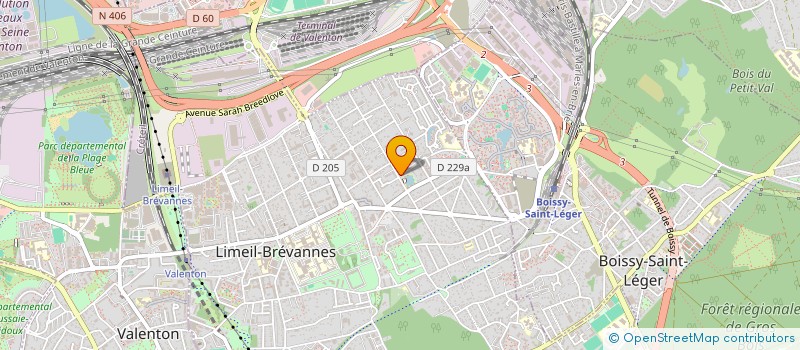 localisation de l'entreprise SCI LINDA  LA QUEUE-EN-BRIE