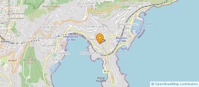 localisation de l'entreprise SCI LINDA VISTA à BEAULIEU SUR MER