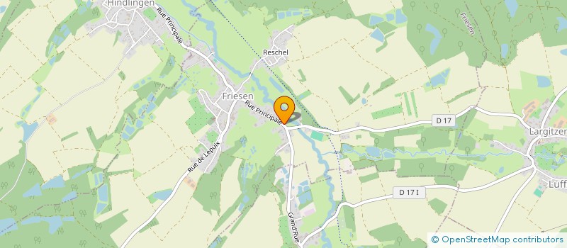 localisation de l'entreprise SCI LINDBERGH  FRIESEN