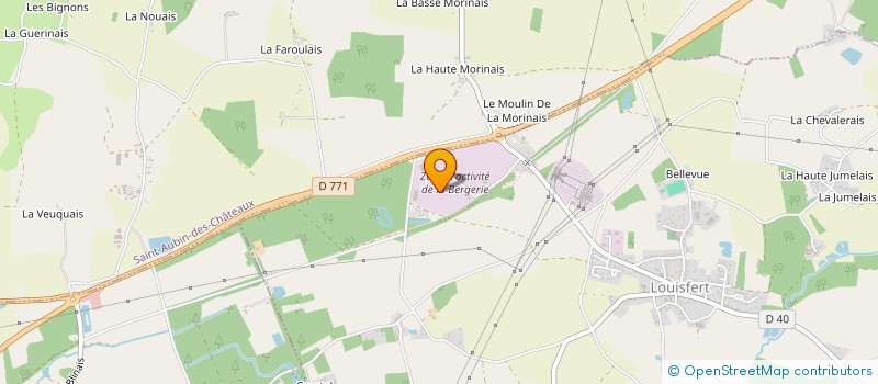 localisation de l'entreprise SCI LINDBERGH  LOUISFERT