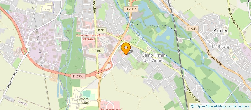 localisation de l'entreprise SCI LINDEN à AMILLY