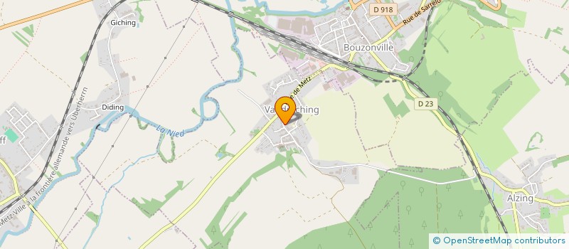 localisation de l'entreprise SCI LINDEN  VAUDRECHING