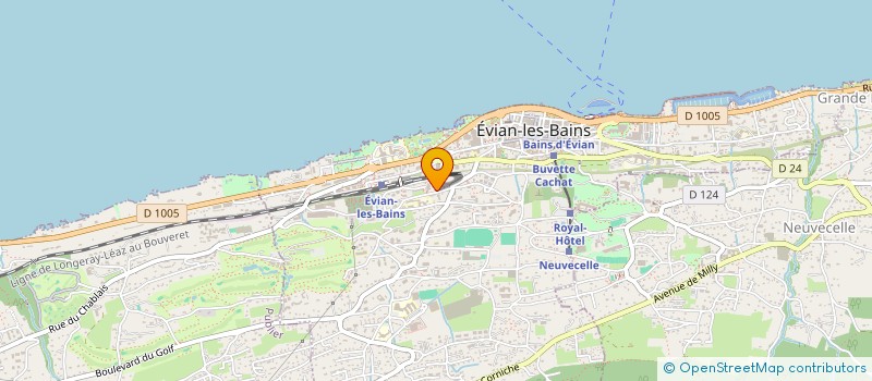 localisation de l'entreprise SCI LINDENBERG  EVIAN-LES-BAINS