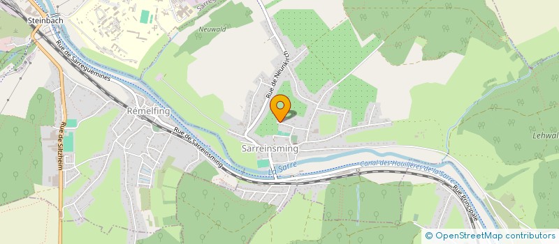 localisation de l'entreprise SCI LINDER  SARREINSMING