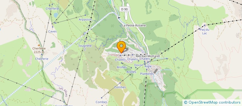 localisation de l'entreprise SCI LINDSAY WOOD TARENTAISE  LES ALLUES