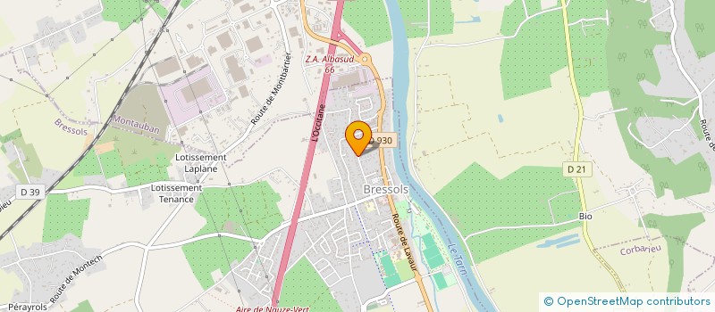 localisation de l'entreprise SCI LINE 2  BRESSOLS