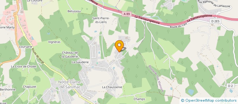 localisation de l'entreprise SCI LINE à SANILHAC
