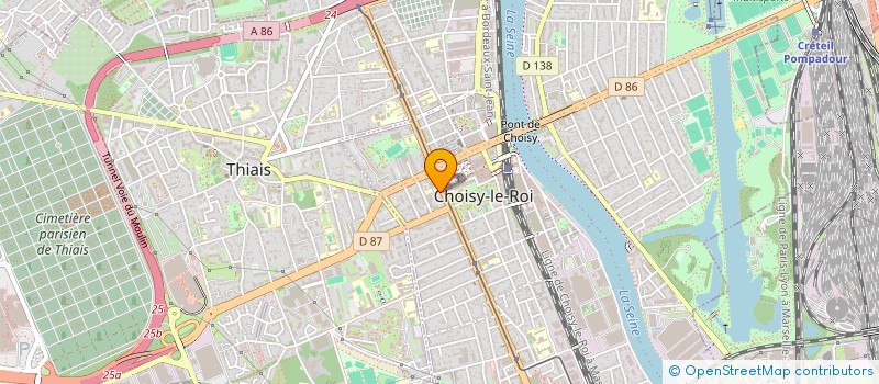 localisation de l'entreprise SCI LINE  CHOISY-LE-ROI