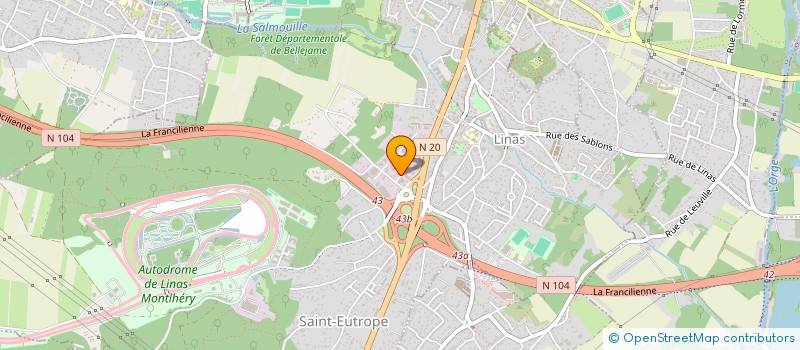 localisation de l'entreprise SCI LINE à LINAS