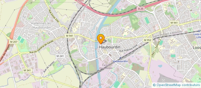 localisation de l'entreprise SCI LINE  EMMERIN