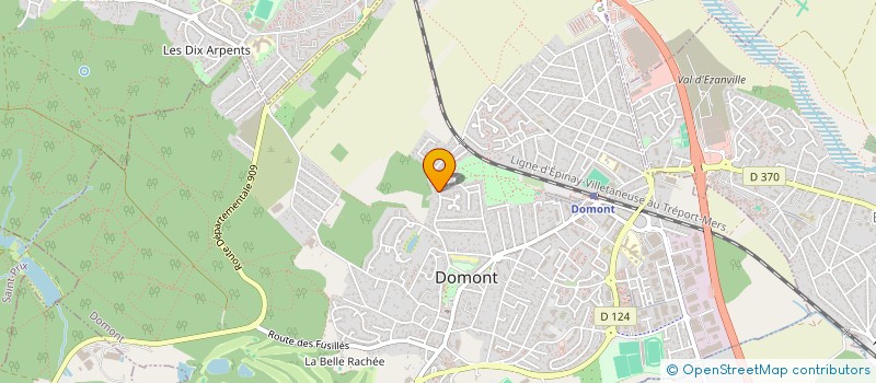 localisation de l'entreprise SCI LINE  DOMONT