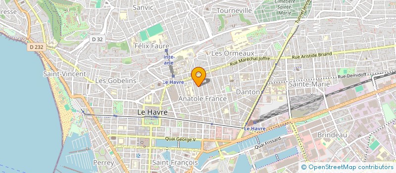 localisation de l'entreprise SCI LINE ET MARGAUX à LE HAVRE