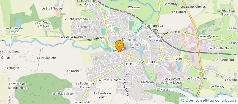 localisation de l'entreprise SCI LINEA  MONTFORT-SUR-MEU