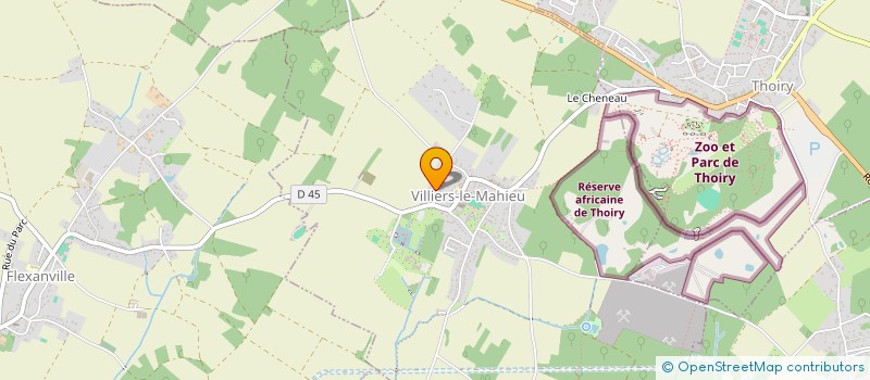 localisation de l'entreprise SCI LINEALD  VILLIERS-LE-MAHIEU