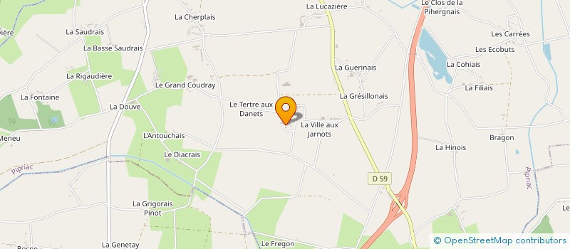 localisation de l'entreprise SCI LINECESSON  LOHEAC