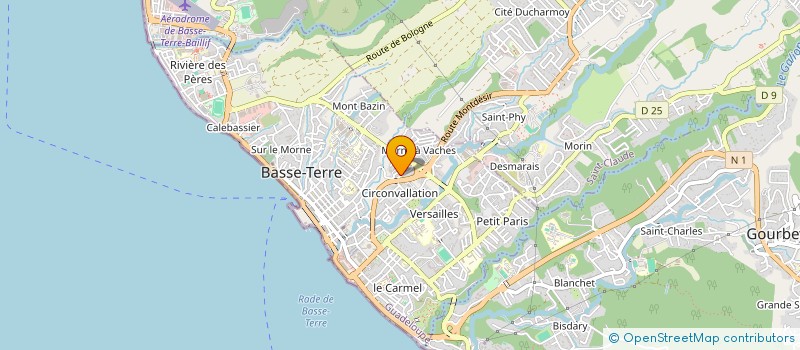 localisation de l'entreprise SCI LINEMMAR à BASSE-TERRE