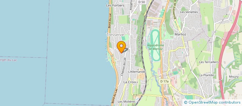 localisation de l'entreprise SCI LINEROME  TRESSERVE