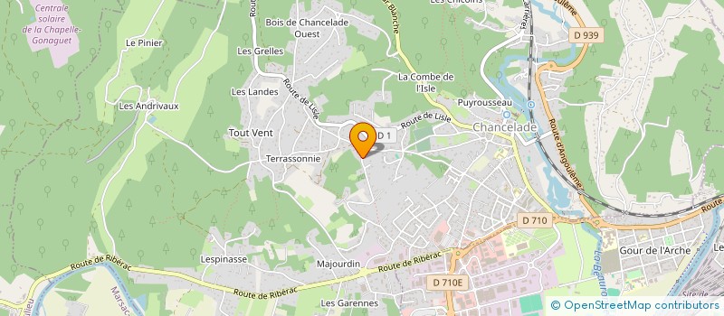 localisation de l'entreprise SCI LINES  CHANCELADE