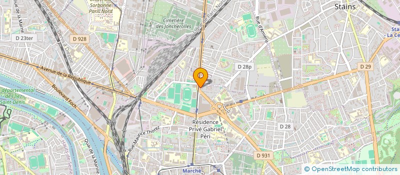 localisation de l'entreprise SCI LINES  SAINT-DENIS