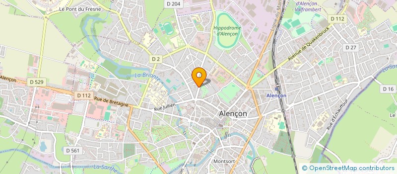 localisation de l'entreprise SCI LING DAO à ALENCON