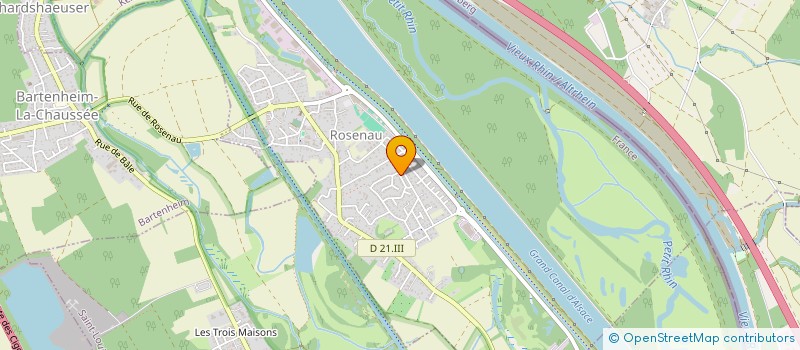 localisation de l'entreprise SCI LINGARD  ROSENAU