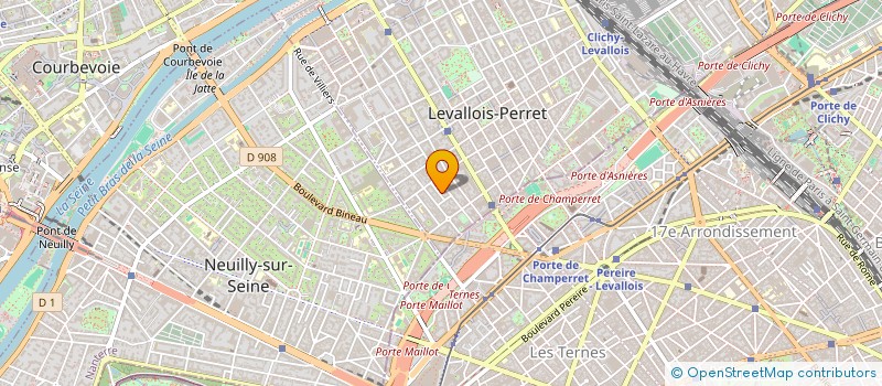 localisation de l'entreprise SCI LINGLI à LEVALLOIS-PERRET