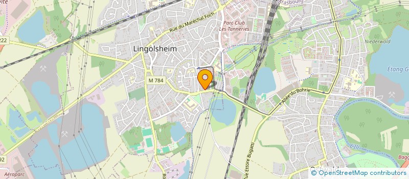 localisation de l'entreprise SCI LINGO 43  LINGOLSHEIM