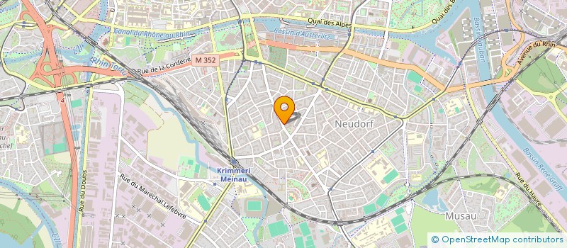 localisation de l'entreprise SCI LINGOLSHEIM  STRASBOURG