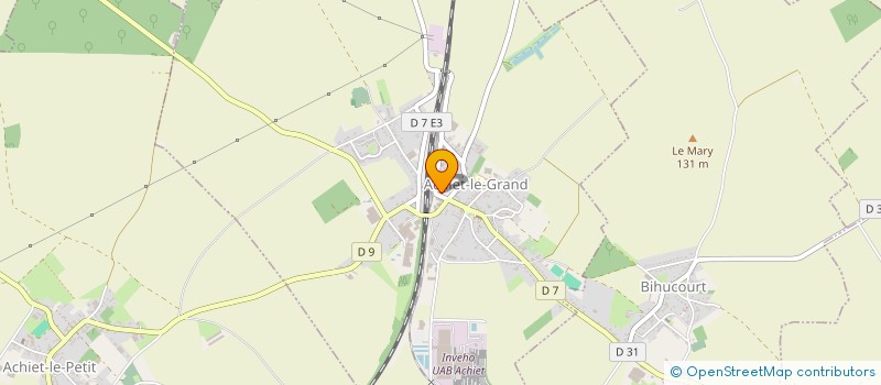 localisation de l'entreprise SCI LINGOT  ACHIET-LE-GRAND