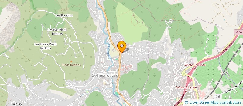 localisation de l'entreprise SCI LINGOUSTES  SOLLIES-TOUCAS