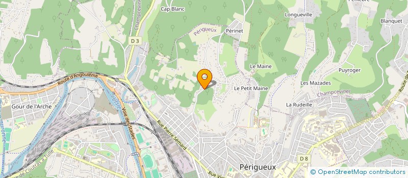 localisation de l'entreprise SCI LINICO à PERIGUEUX