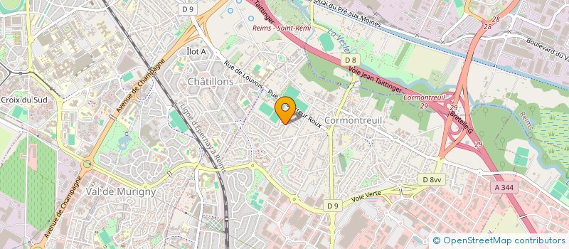 localisation de l'entreprise SCI LINK  CORMONTREUIL