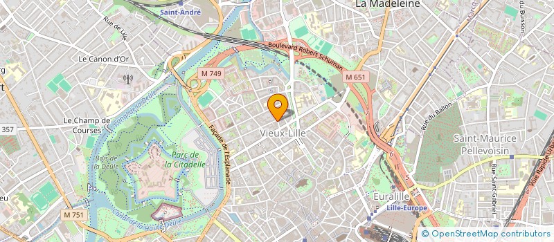 localisation de l'entreprise SCI LINKS ASSOCIES à LILLE