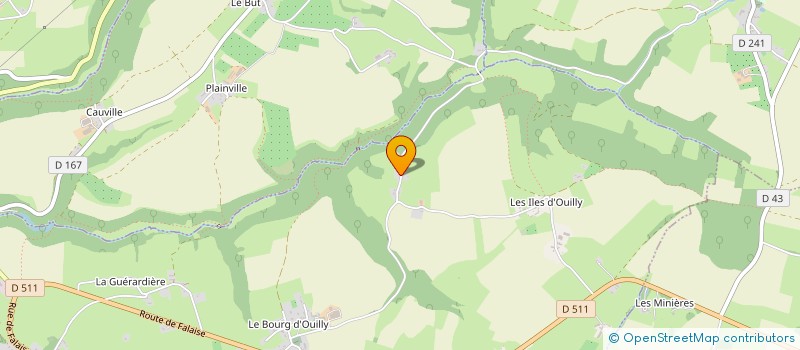 localisation de l'entreprise SCI LINN  PONT-D'OUILLY