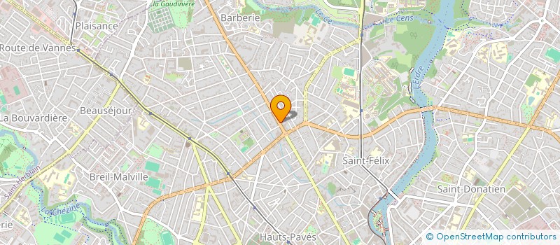 localisation de l'entreprise SCI LINNE-BAYARD  NANTES