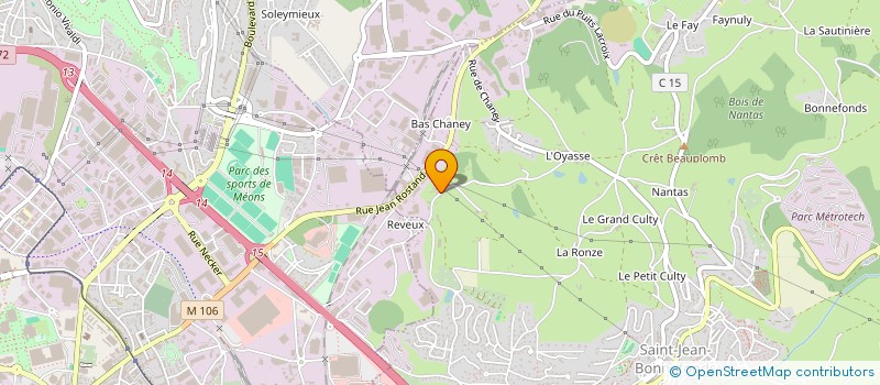 localisation de l'entreprise SCI LINO  SAINT-JEAN-BONNEFONDS