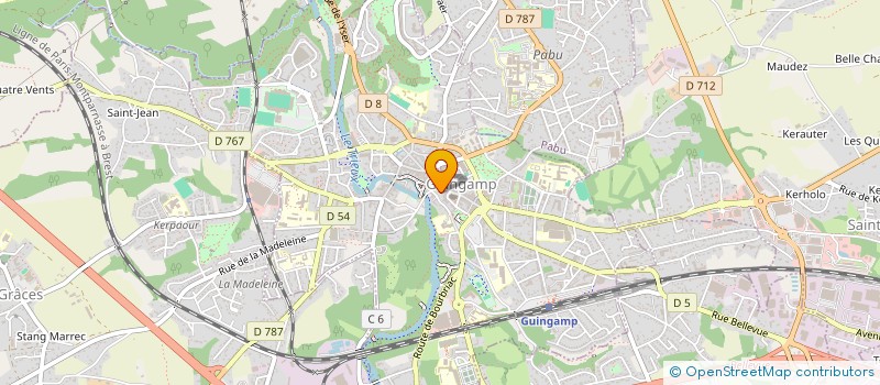 localisation de l'entreprise SCI LINO  GUINGAMP