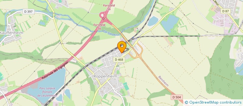 localisation de l'entreprise SCI LINO ENYA  ROPPENHEIM