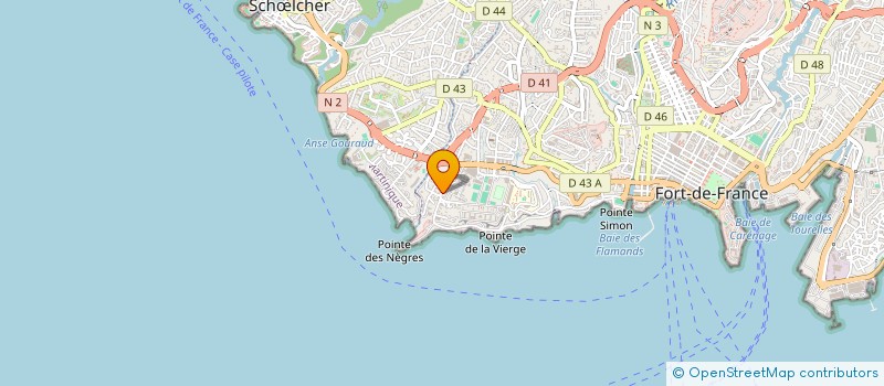 localisation de l'entreprise SCI LINOAH  FORT-DE-FRANCE