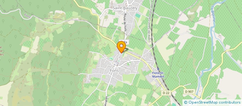 localisation de l'entreprise SCI LINOMA  FONS