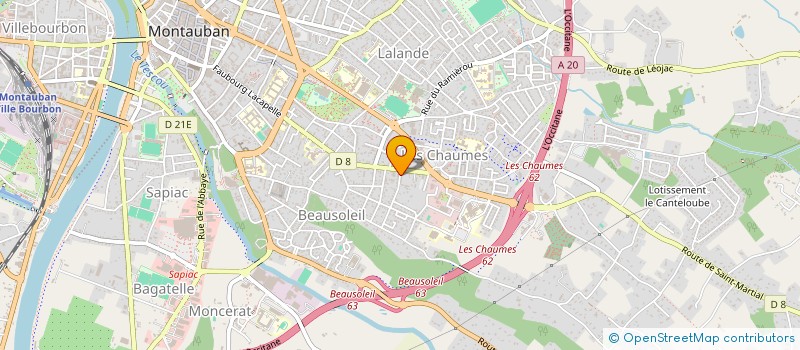 localisation de l'entreprise SCI LINON  MONTAUBAN