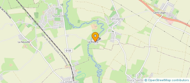 localisation de l'entreprise SCI LINOTTE  CARCAGNY