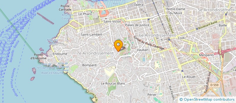localisation de l'entreprise SCI LINOU à MARSEILLE
