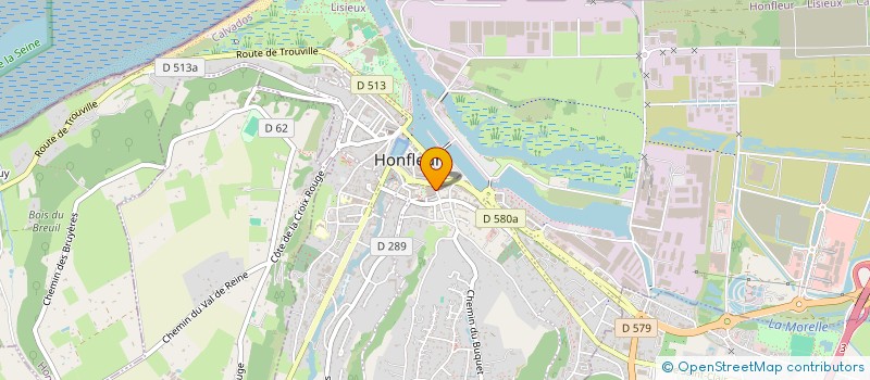 localisation de l'entreprise SCI LINROC à HONFLEUR