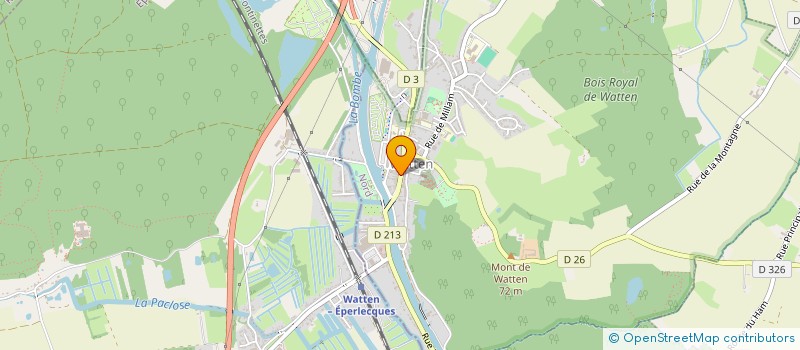 localisation de l'entreprise SCI LINSMEIER  WATTEN